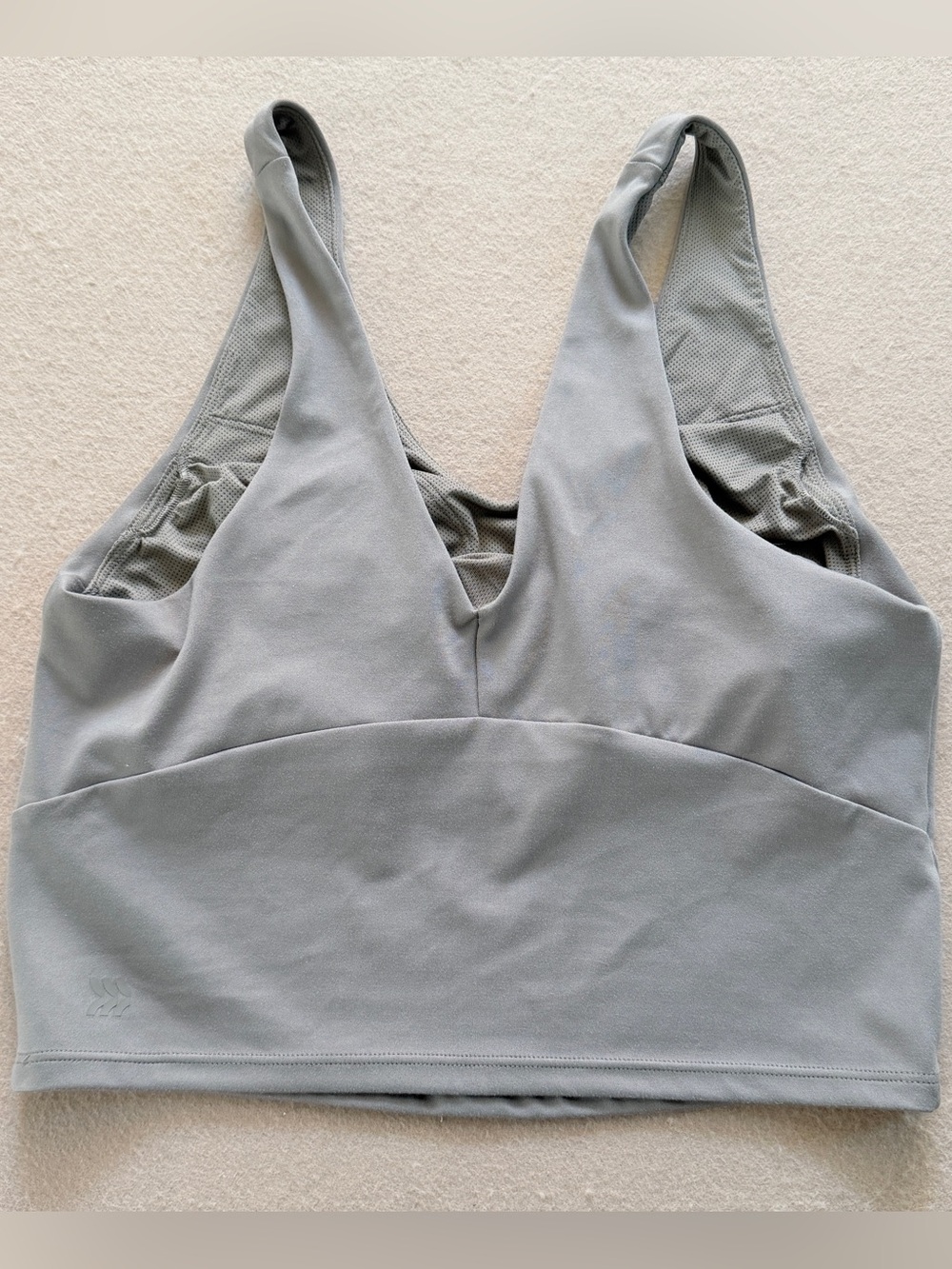 Small Scoop Neck Brami Cropped Tank Sports bra low impact workout yoga hiking